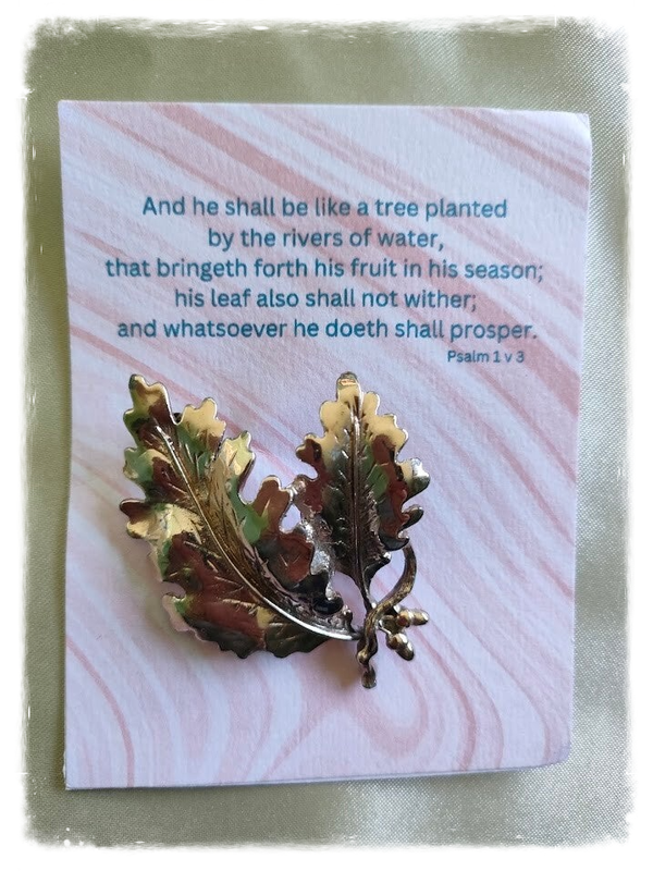 Like a Tree Planted — Oak Leaf Brooch