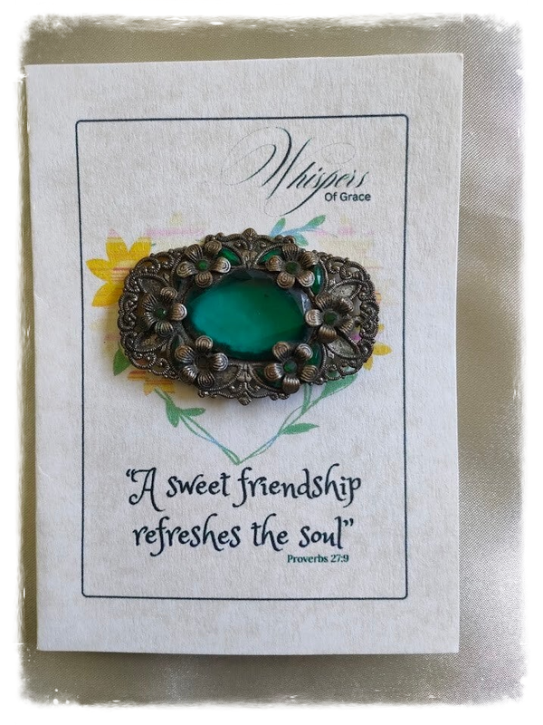 Sweet Friendship Vintage Brooch