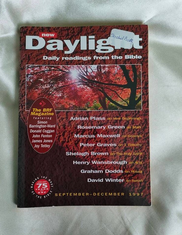 New Daylight: Daily Readings from the Bible (Sept–Dec 1997) | BRF 75th Anniversary Edition
