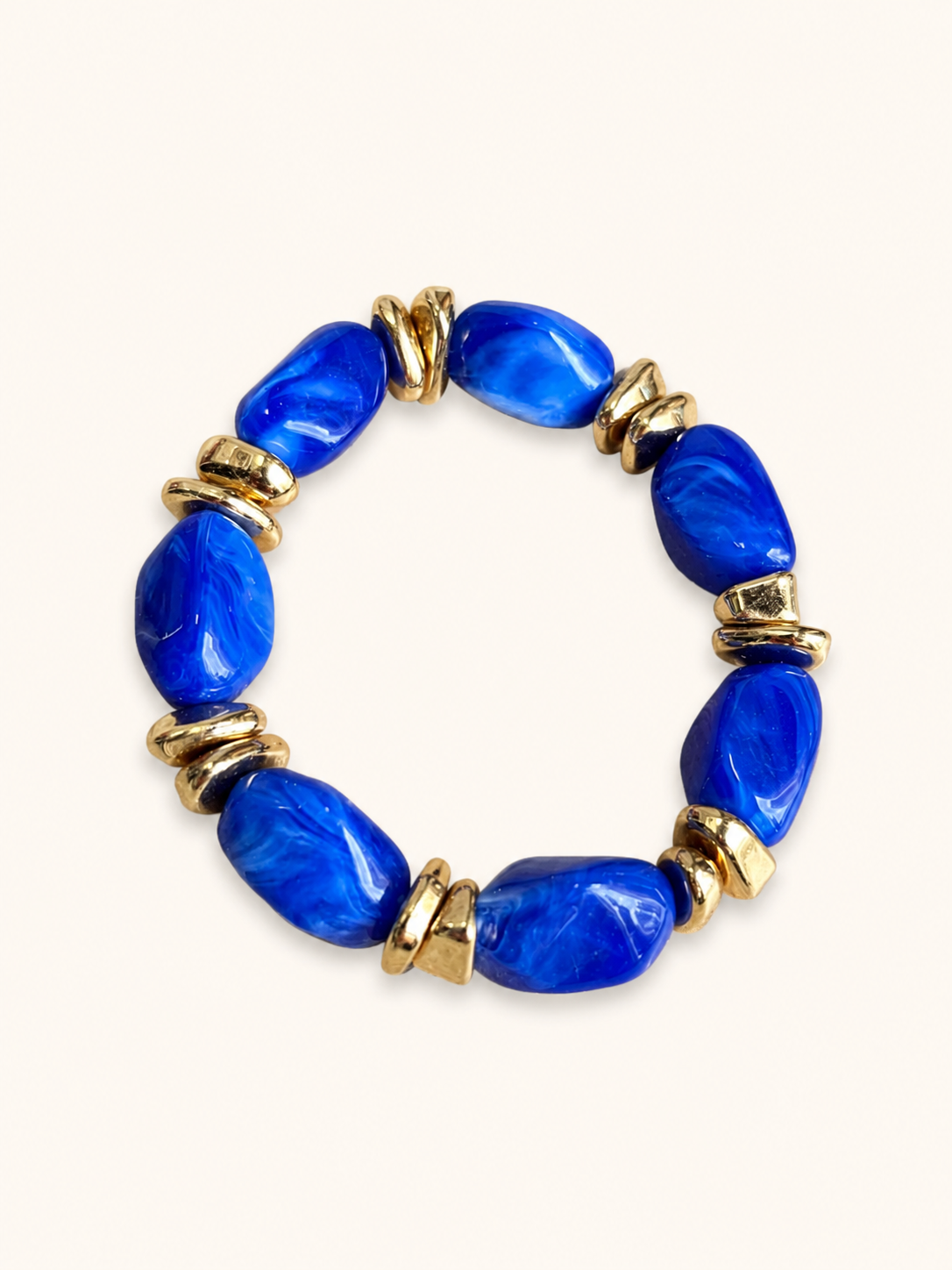 BRACELET DARK BLUE GOLD