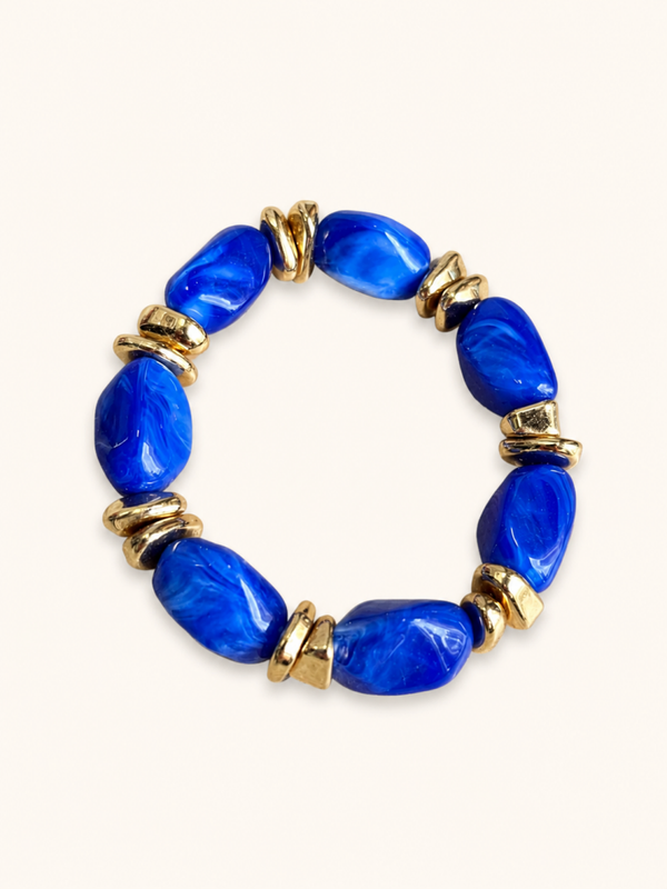 BRACELET DARK BLUE GOLD