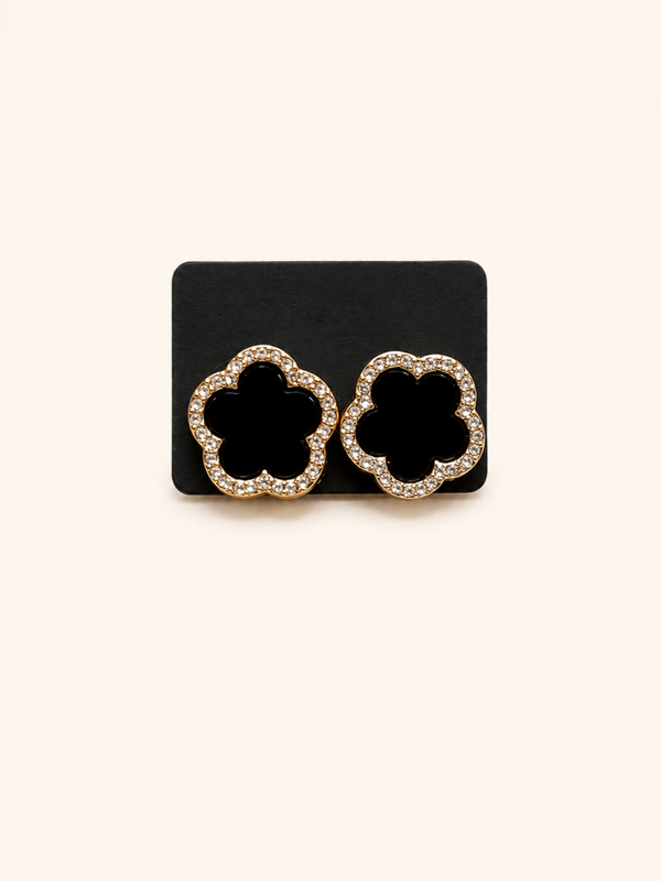 VAN C INSPIRED OORBELLEN BLACK