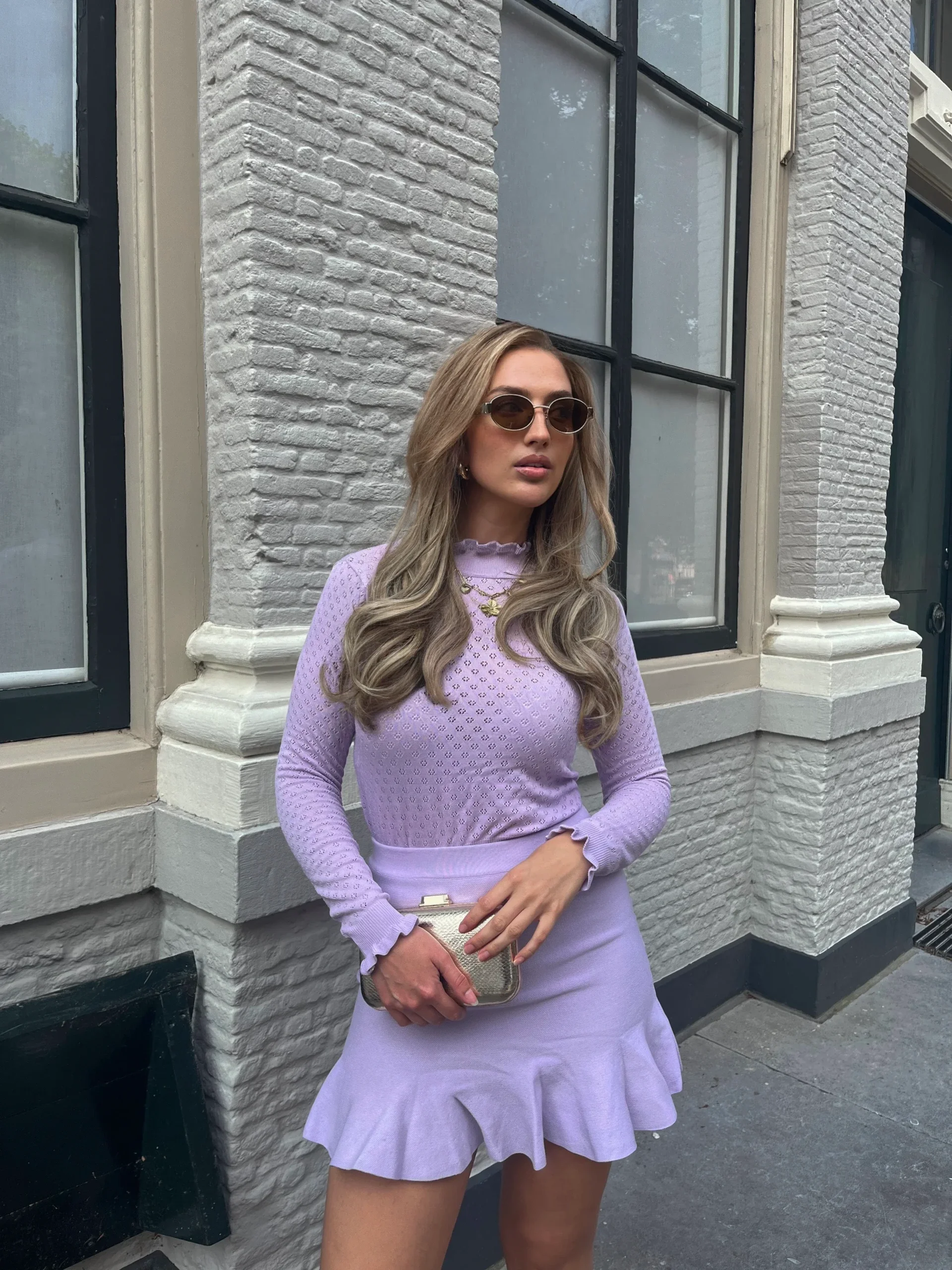 RUFFLE SET LILAC