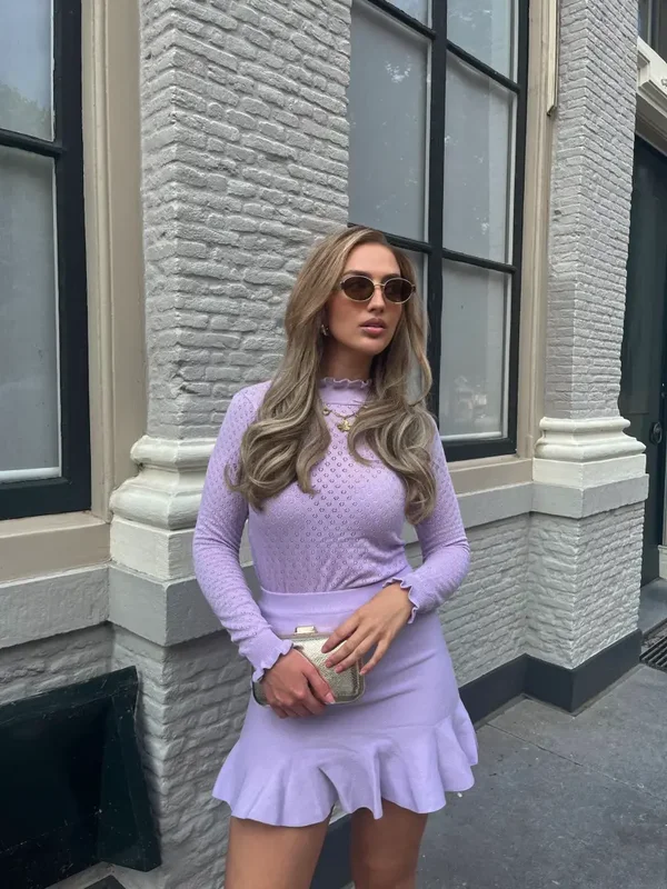 RUFFLE SET LILAC