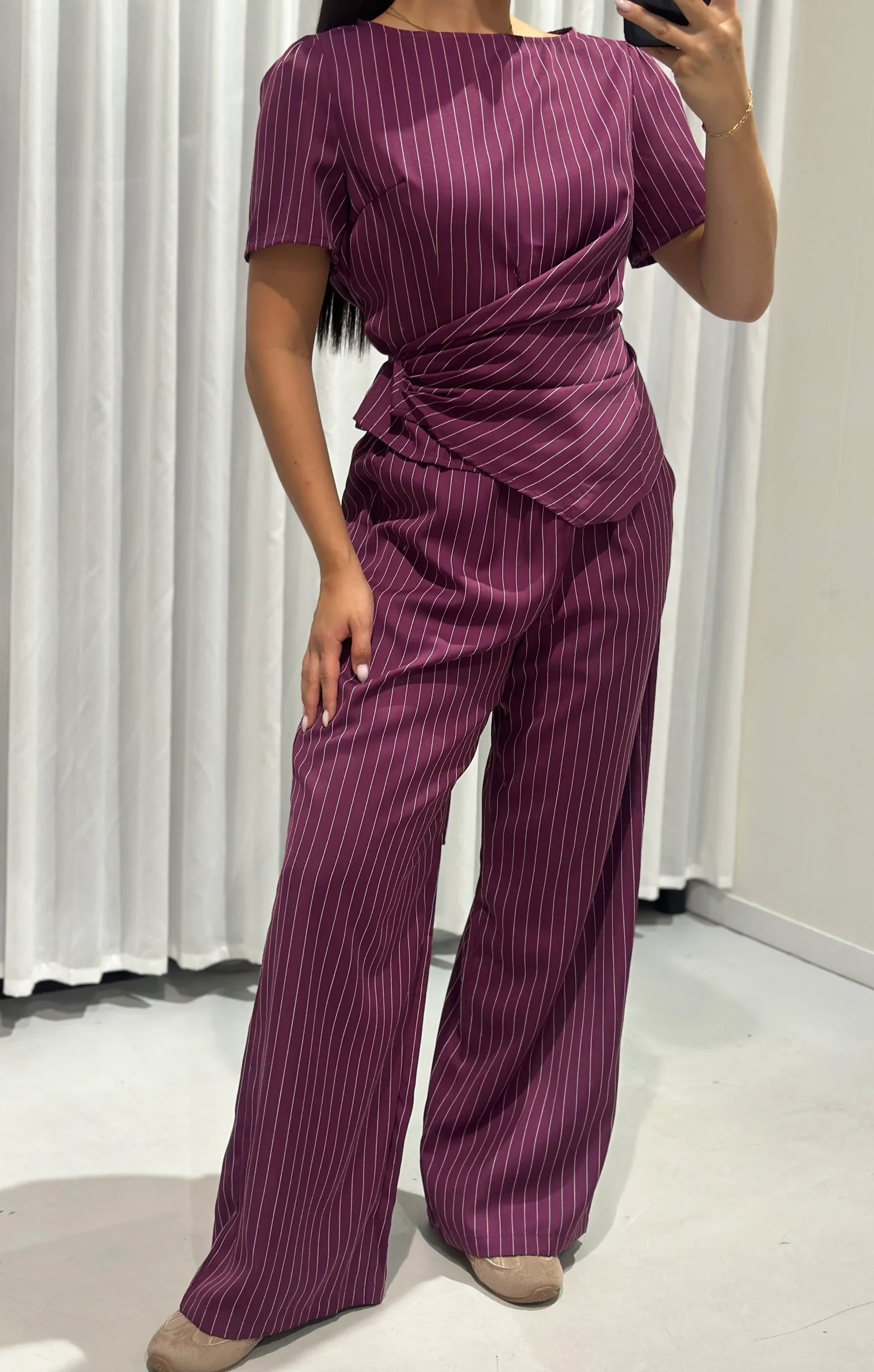Claire two piece Plum