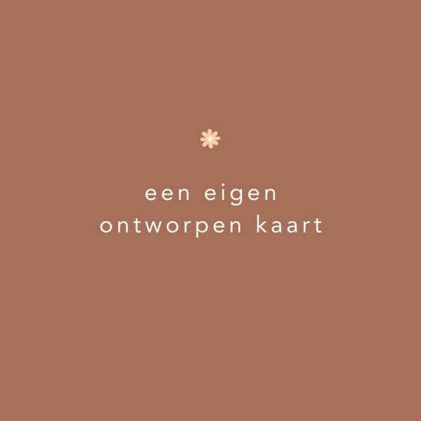 Eigen ontworpen kaart