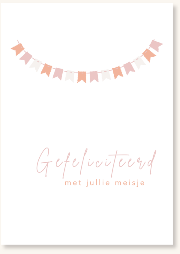 Geboorte - Meisje slinger