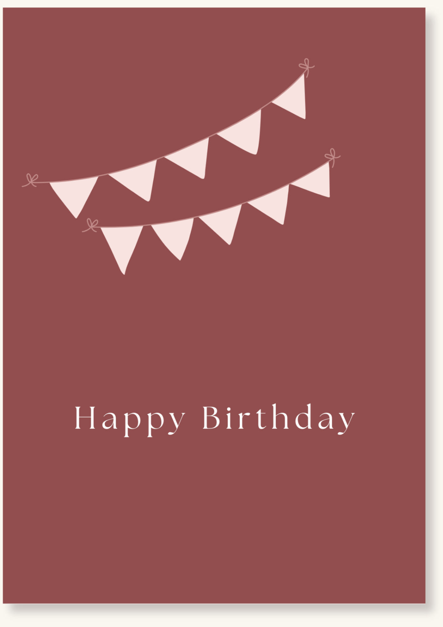 Verjaardag - Happy Birthday roze