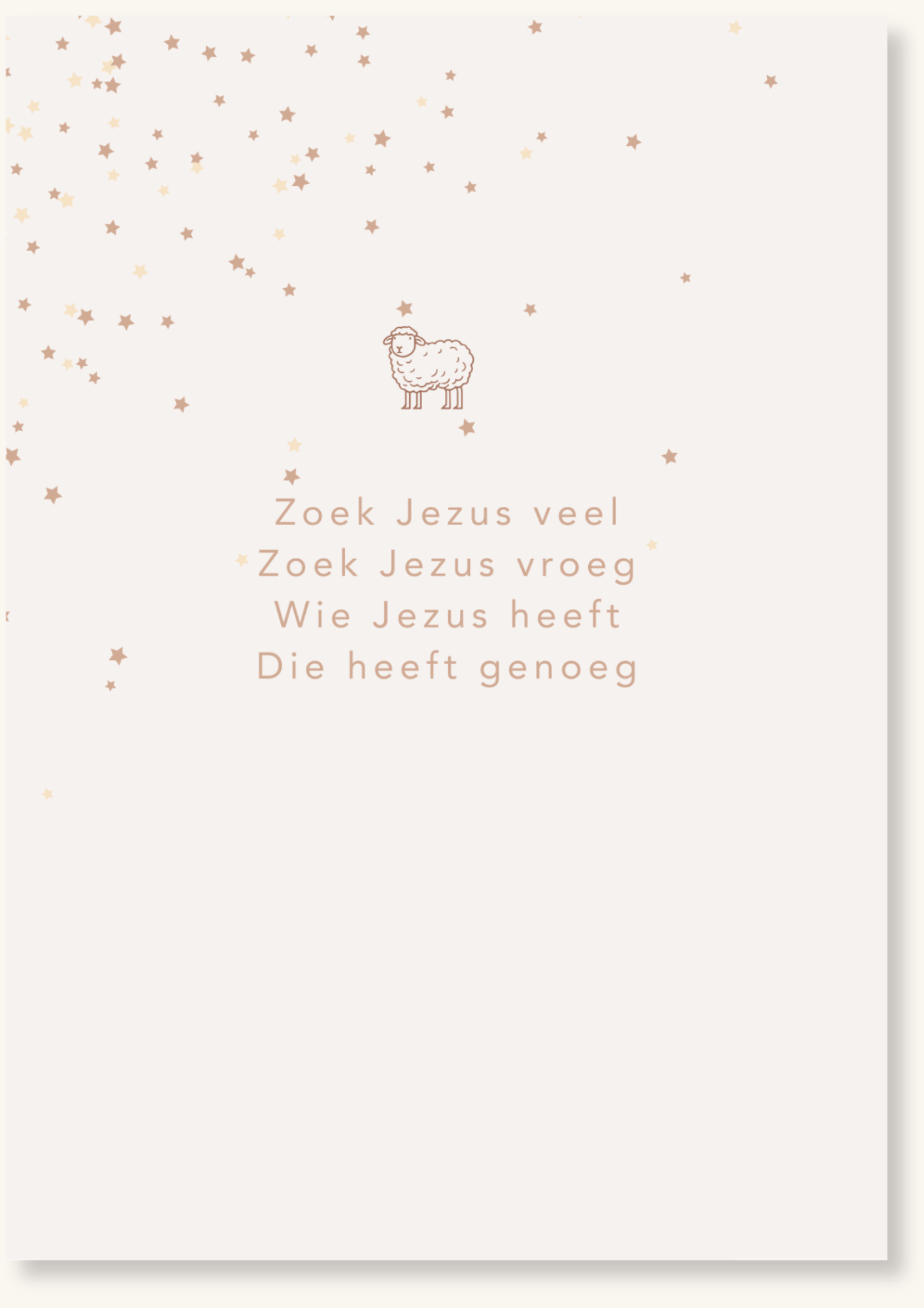 Bijbels tintje - Zoek Jezus veel