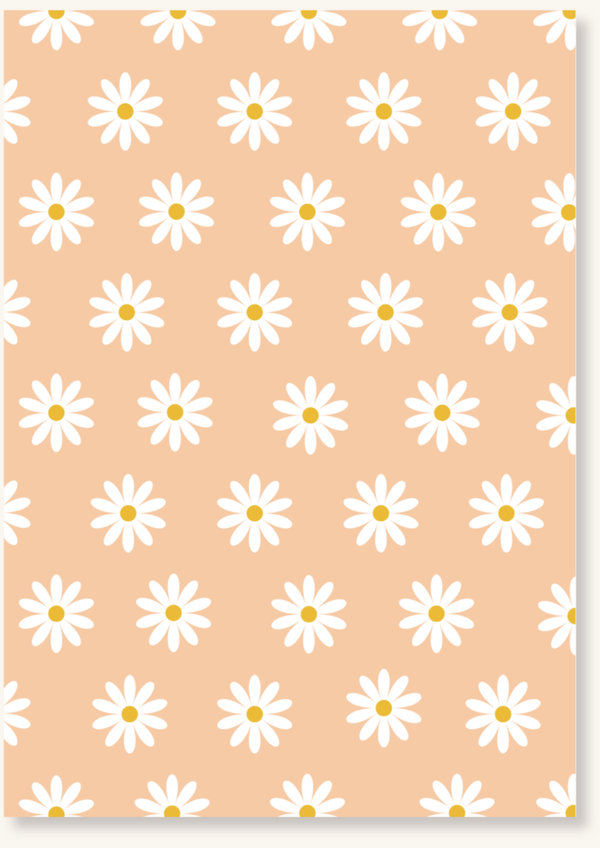 Blanco - Madeliefjes oranje