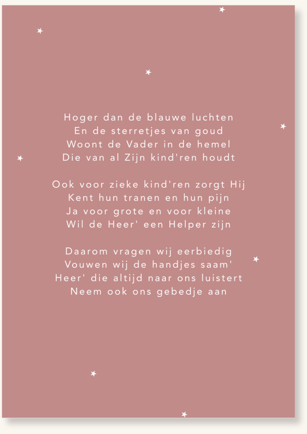 Bijbels tintje - Hoger dan de blauwe luchten roze