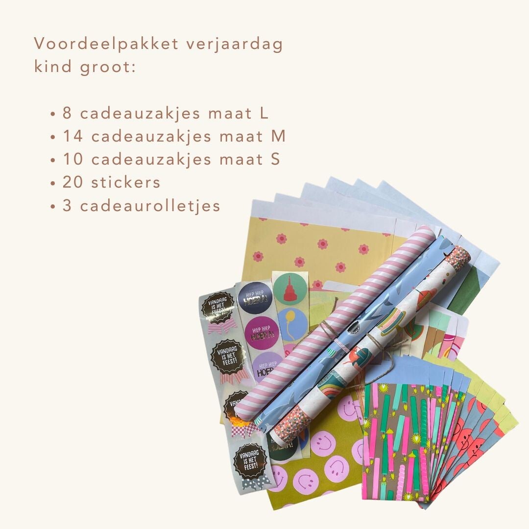 Voordeelpakket - Verjaardag kind groot