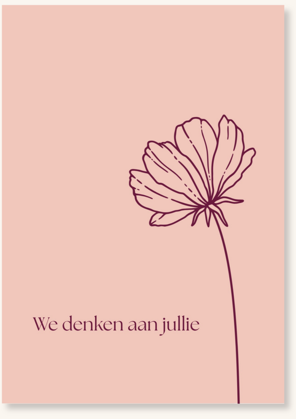 Meeleven - We denken aan jullie bloem