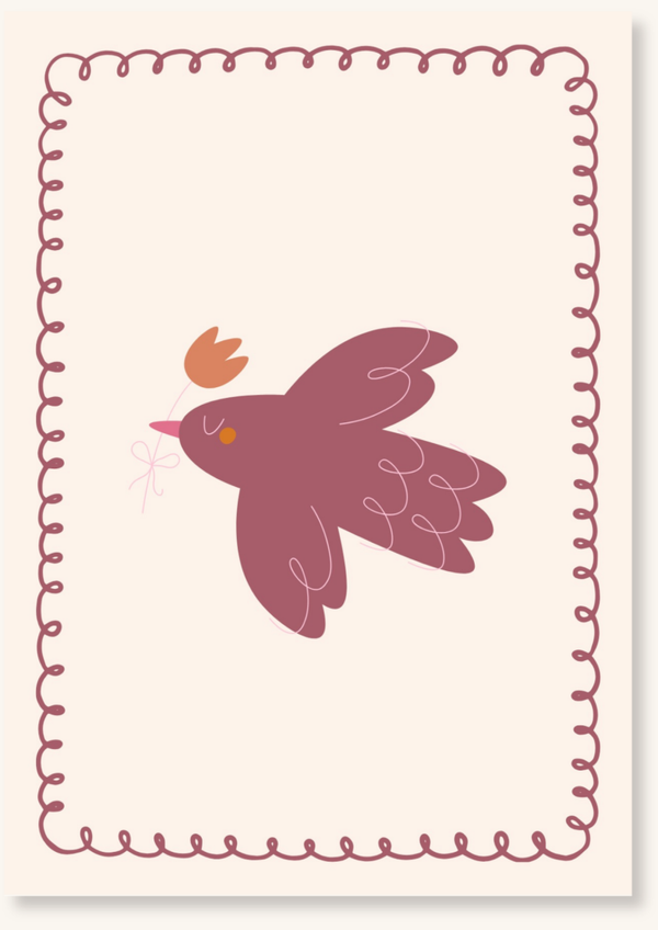 Blanco - Roze vogel