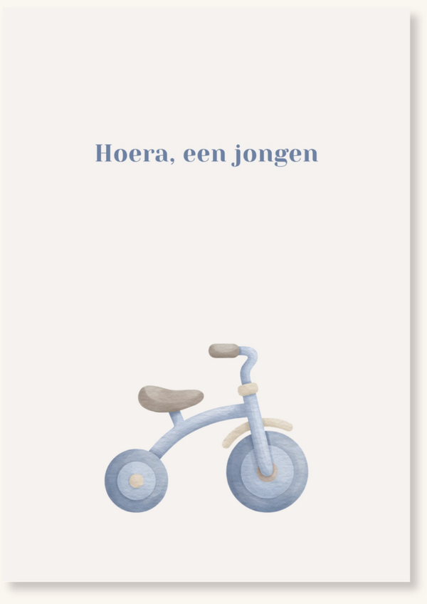 Geboorte - Jongen fiets