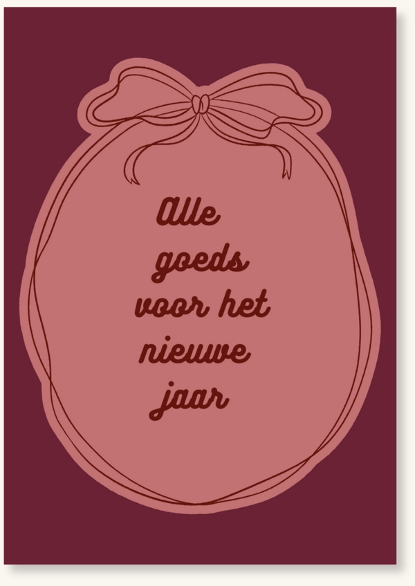 Kerstkaarten - Alle goeds voor het nieuwe jaar