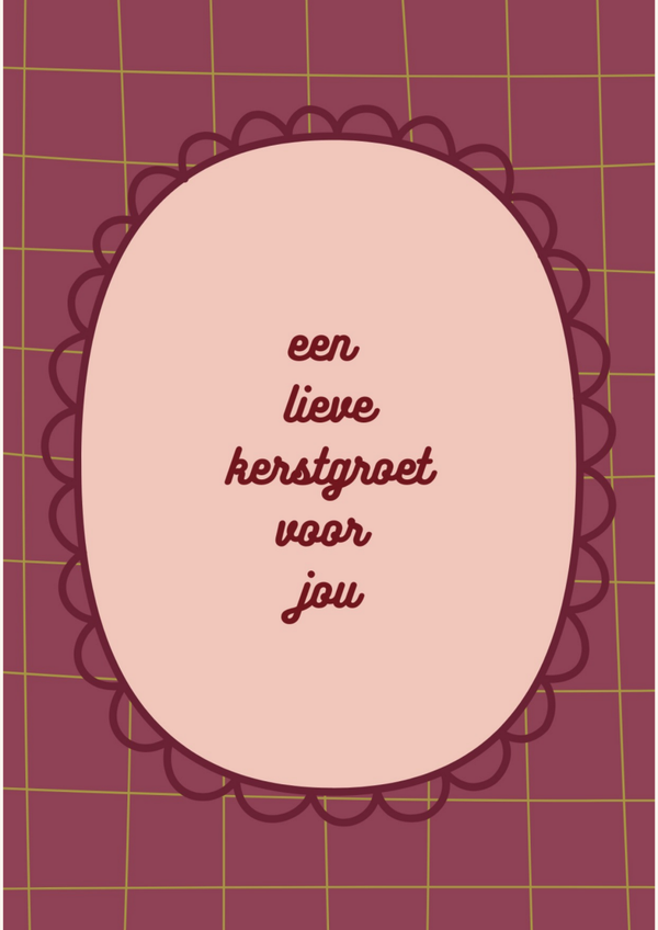 Kerstkaarten - Een lieve kerstgroet