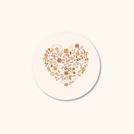 Stickers - Studio Jolie hart van bloemen