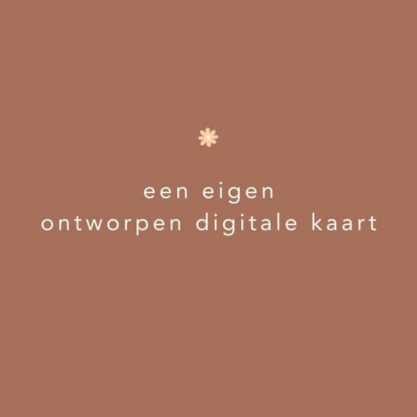 Eigen ontworpen digitale kaart