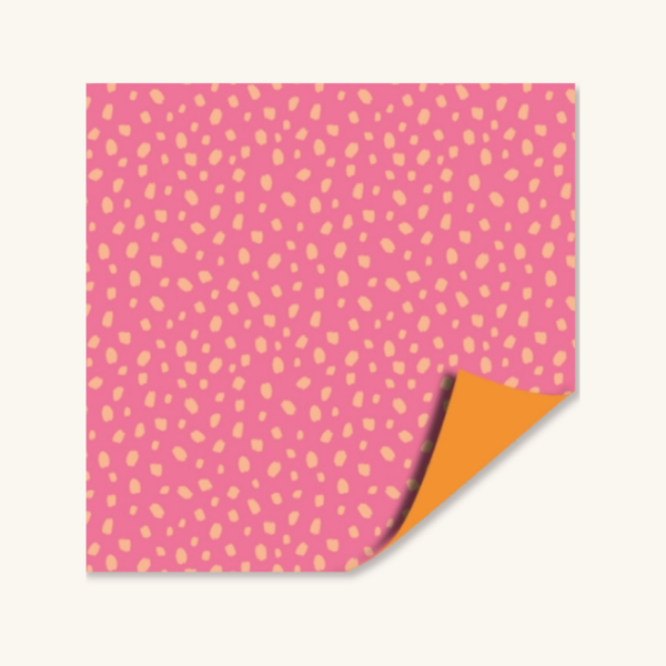Inpakpapier - Roze dots