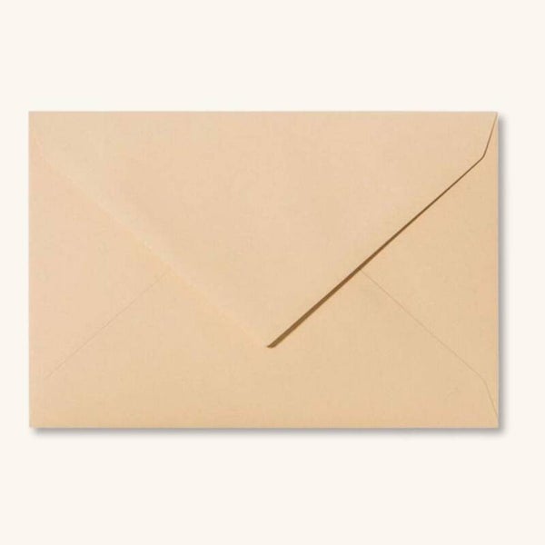 Enveloppen - Karamel 10 stuks