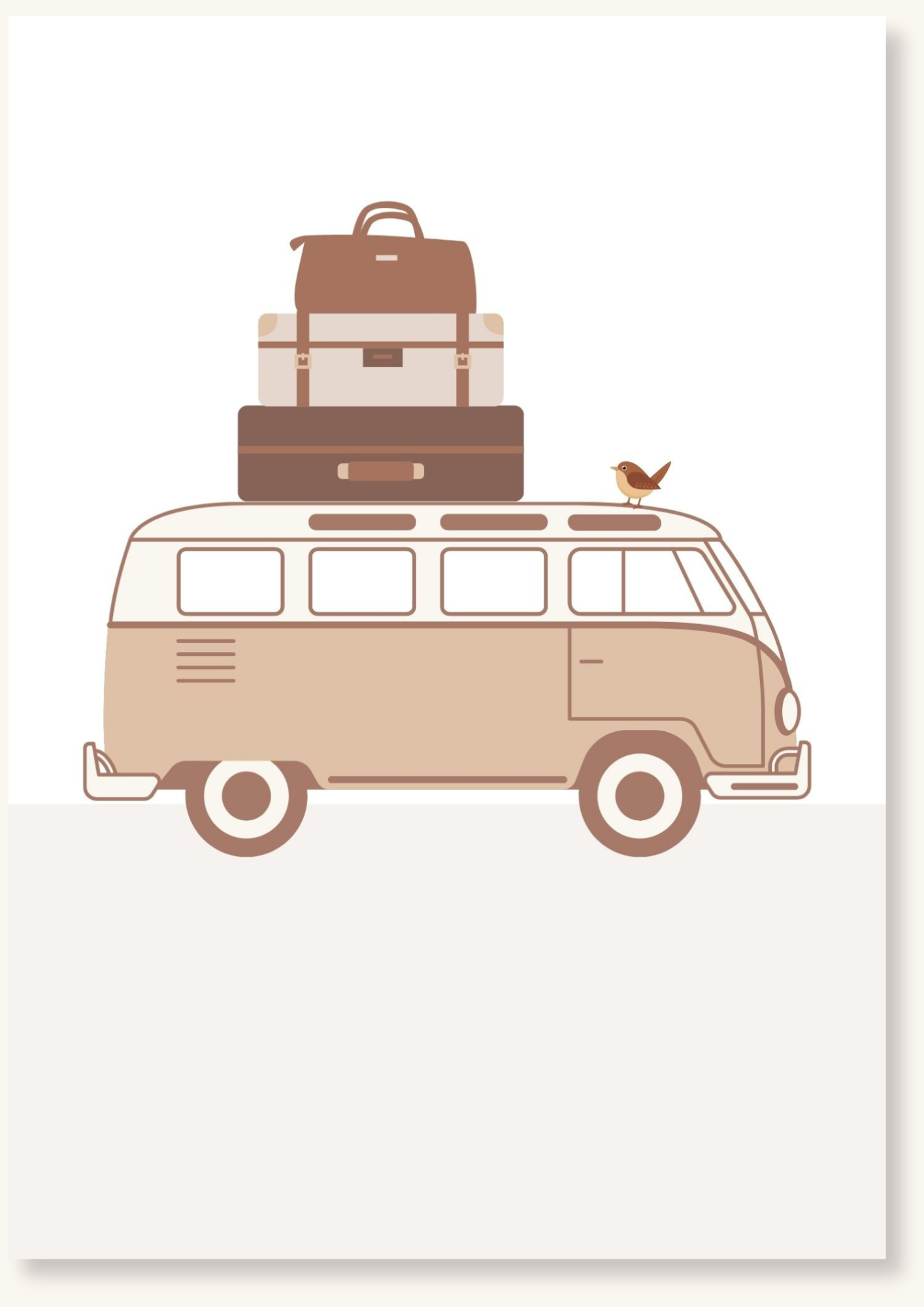 Blanco - VW busje beige