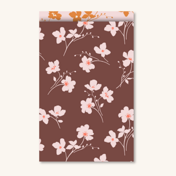 Cadeauzakjes - Flowers maat L - 5 stuks