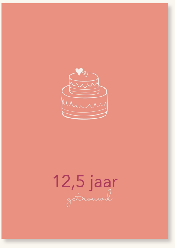 Jubileum - 12,5 jaar getrouwd