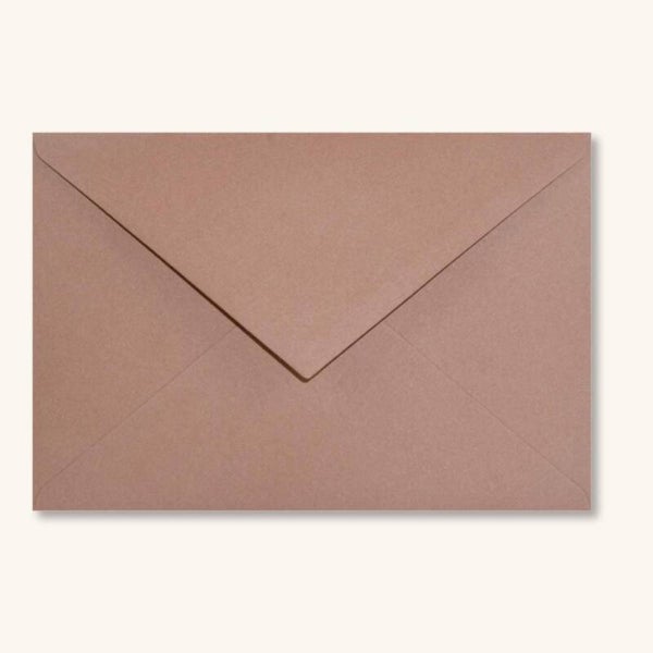 Enveloppen - Donker roze 10 stuks