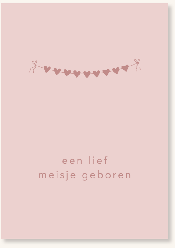 Geboorte - Een lief meisje geboren roze
