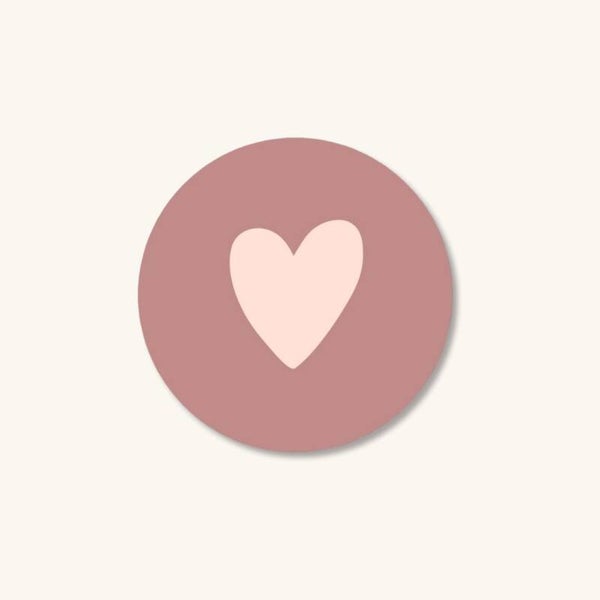 Stickers - Studio Jolie hartje roze