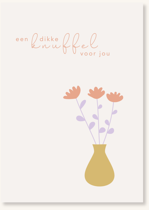 Diversen - Een dikke knuffel vaasje