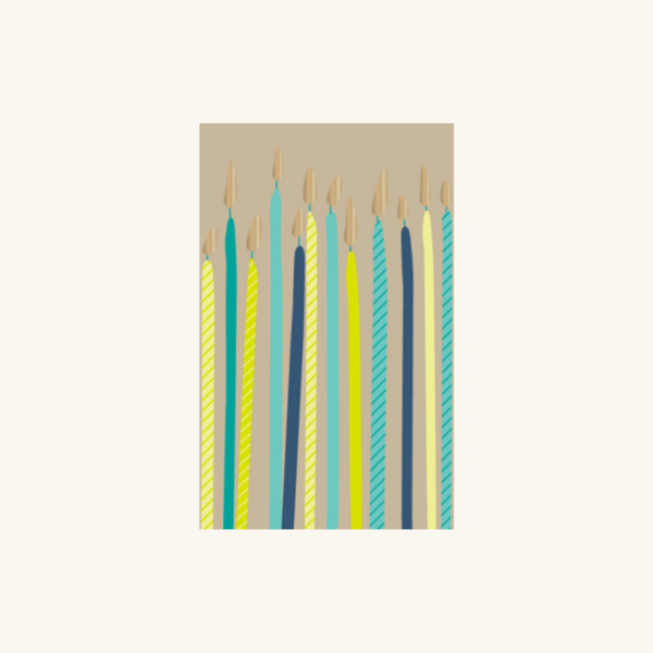 Stickers - Kaarsjes - 3 stuks