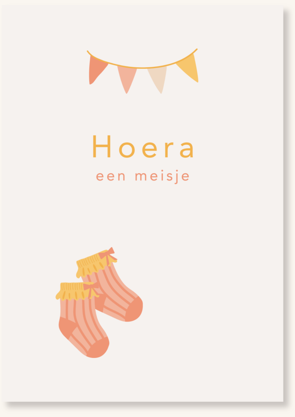 Geboorte - Meisje sokjes