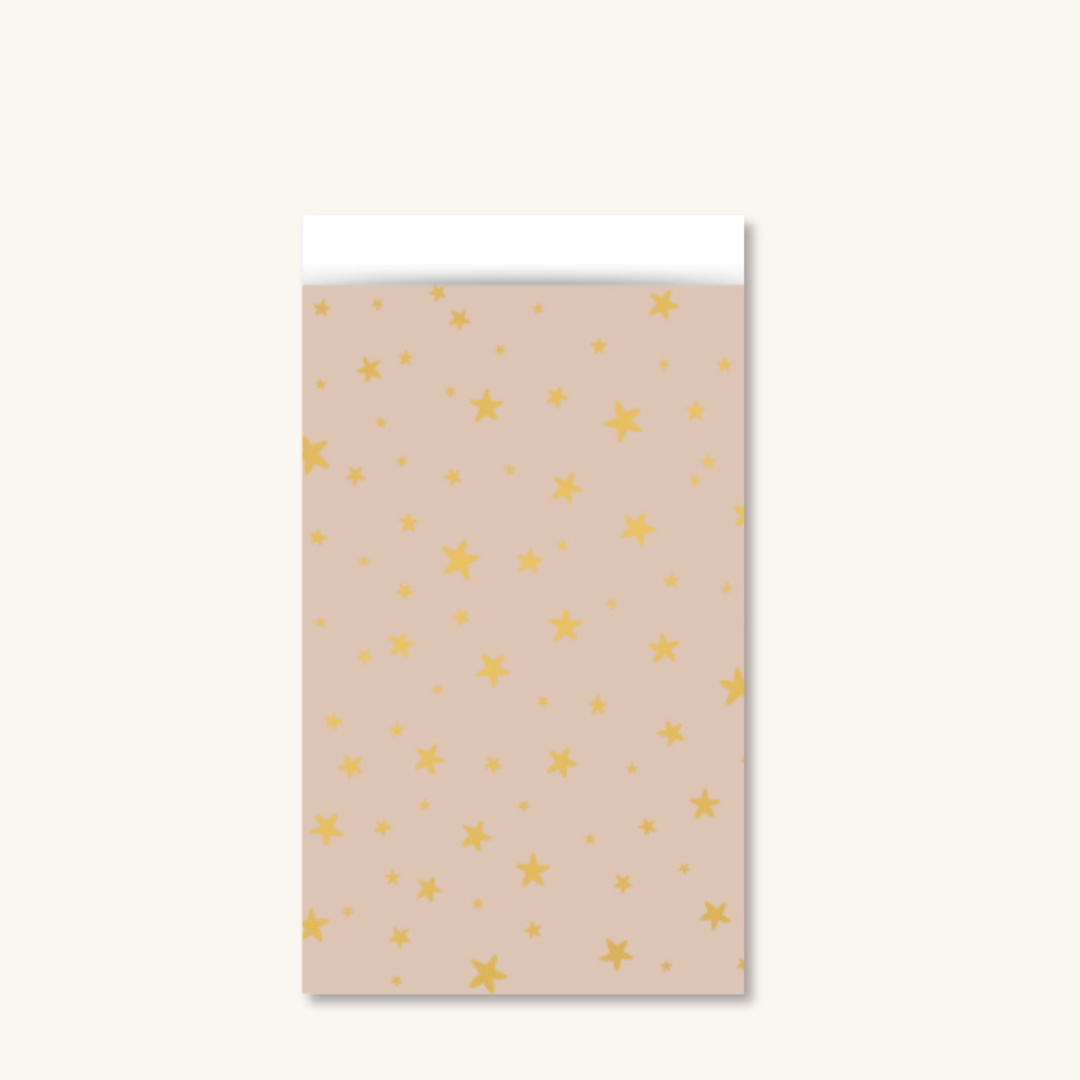 Cadeauzakjes - Sterren maat M - 5 stuks