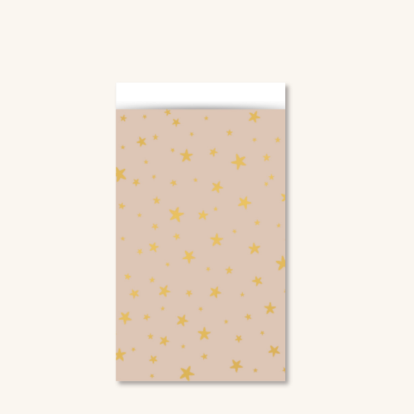 Cadeauzakjes - Sterren maat M - 5 stuks