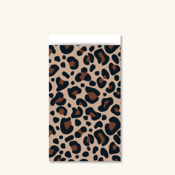 Cadeauzakjes - Leopard maat M - 5 stuks