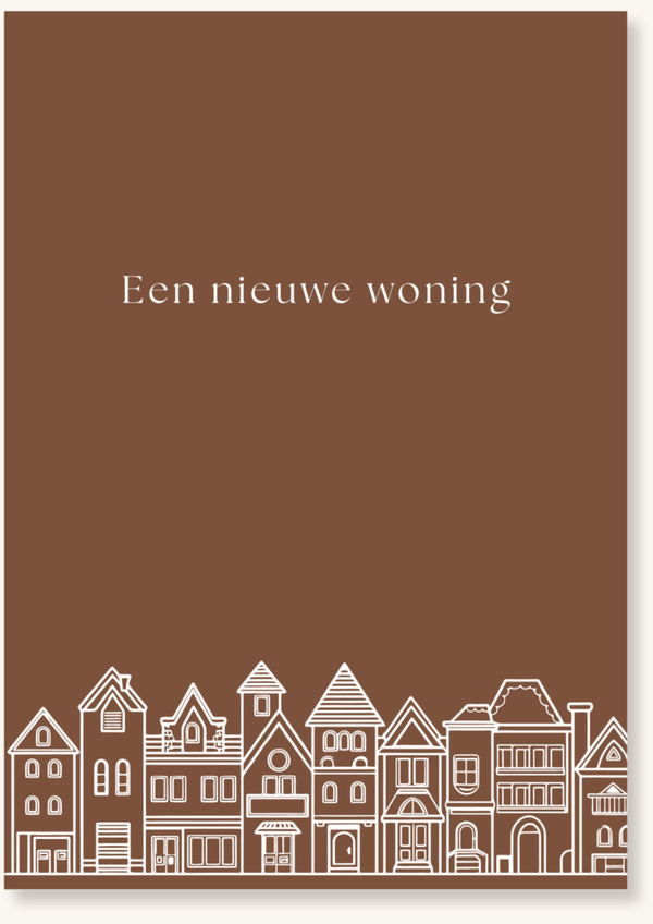 Diversen - Een nieuwe woning bruin