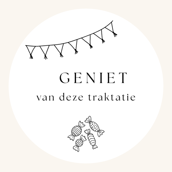 Gepersonaliseerde stickers per stuk - Slinger