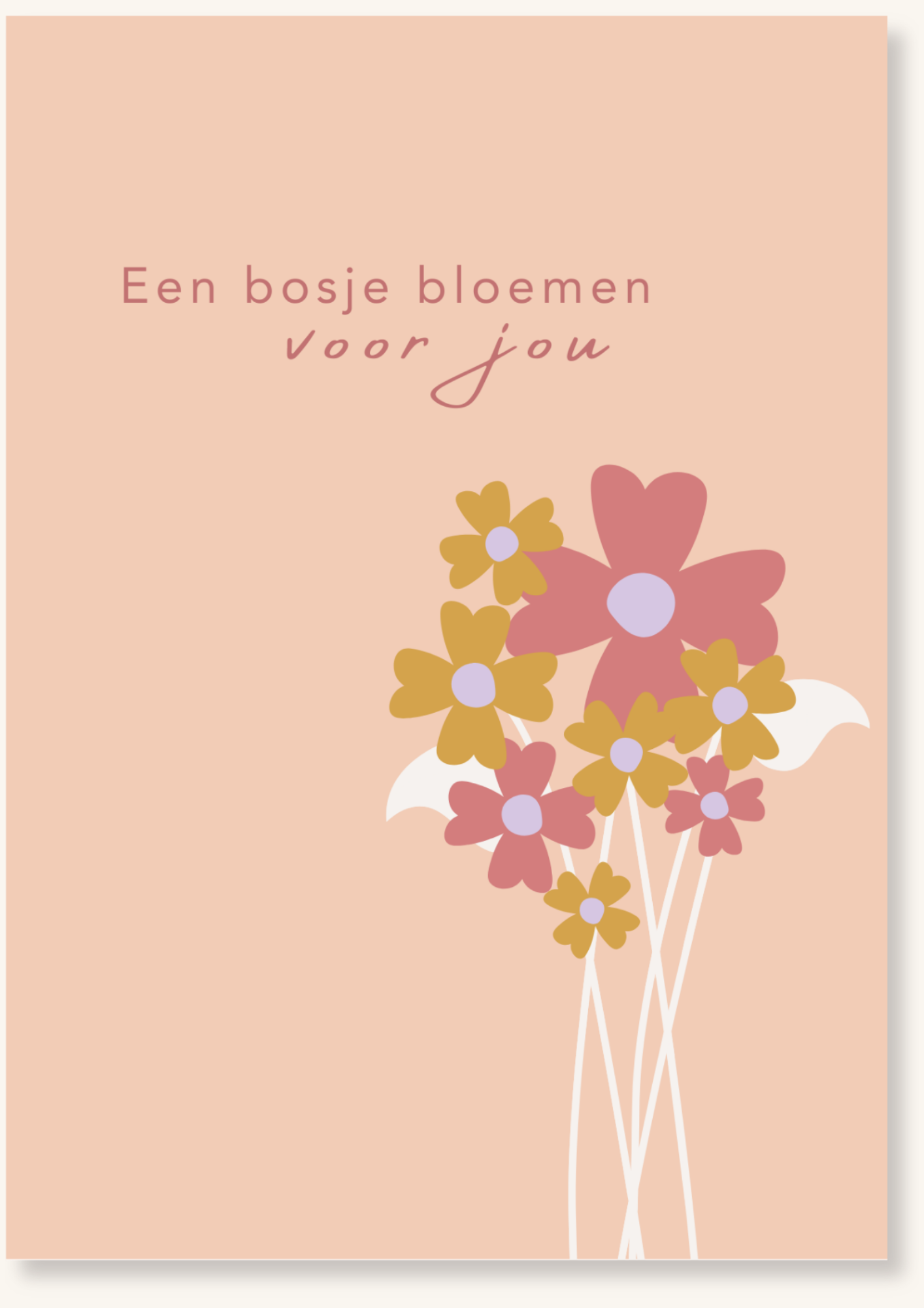 Verjaardag - Bosje bloemen voor jou