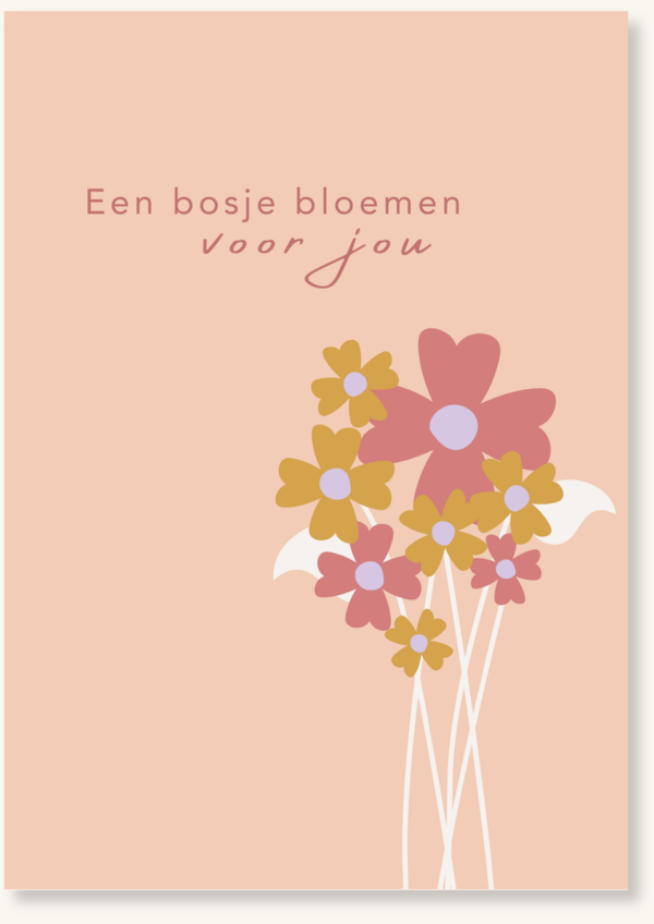Verjaardag - Bosje bloemen voor jou