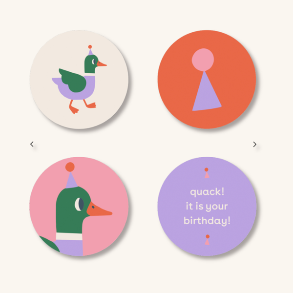 Stickers - Eendjes - 8 stuks