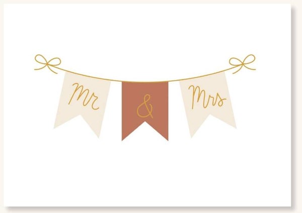 Huwelijk - Mr & Mrs slinger