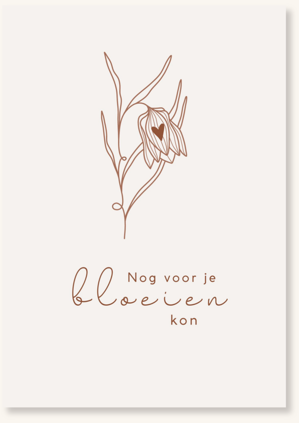 Meeleven - Nog voor je bloeien kon