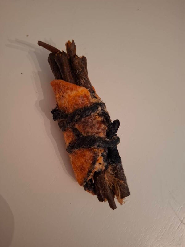 PINE TWIIGS DIPPED IN BEES WAX