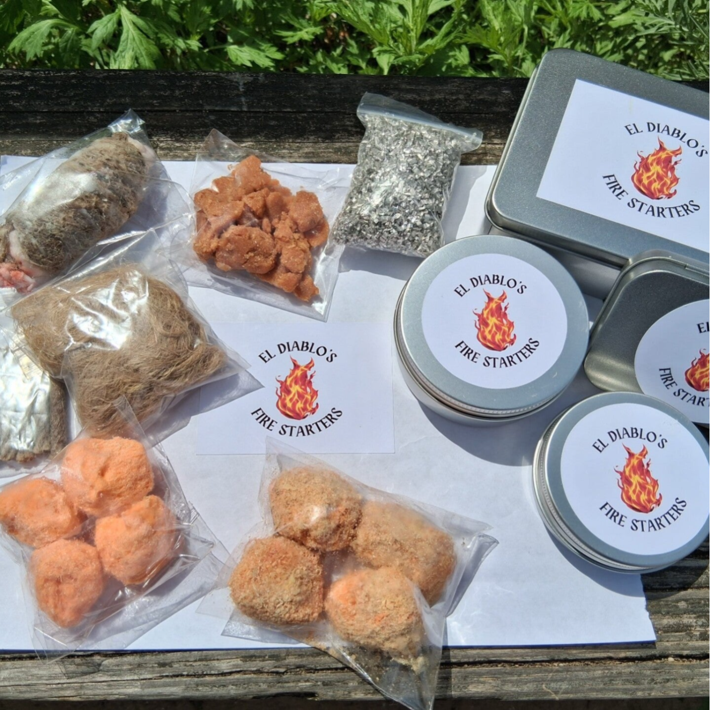 10 PIECE FIRE STARTER KIT FOR $22.00 + SHIPPING