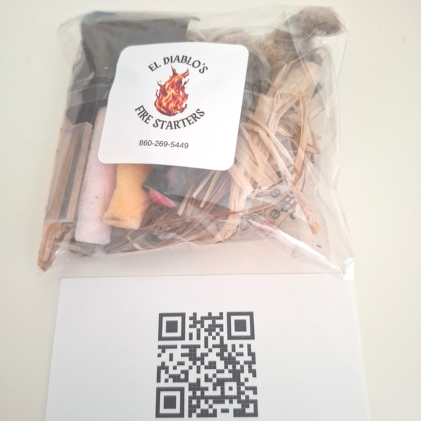 ASSORTED FIRE STARTERS FOR $12.00 + SHIPPING AND TAX CALCULATED AT CHECKOUT