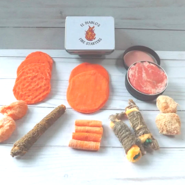 8 PIECE FIRE STARTER KIT FOR $      + SHIPPING AND TAX CALCULATED AT CHECKOUT