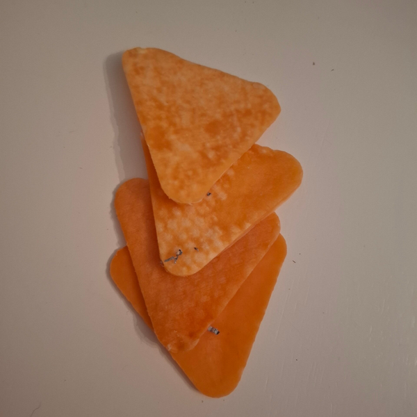 TRIANGLE FIRE STARTERS  6 PIECES FOR $10.00  + SHIPPING