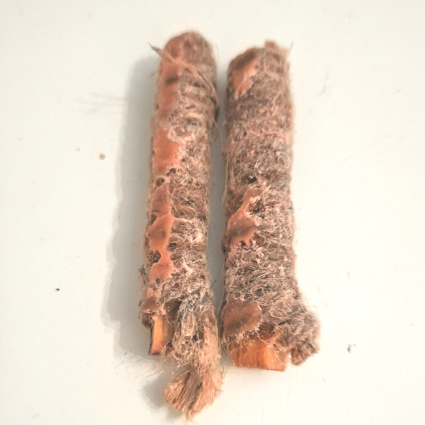 FATWOOD WRAPPED IN JUTE DIPPED IN BEES WAX  3 PIECES FOR $20.00 + SHIPPING AND TAX CALCULATED AT CHECKOUT
